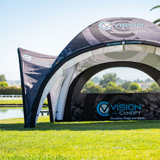 Elevate Your Branding with the Vision Air Vault: The Ultimate Custom Canopy Solution