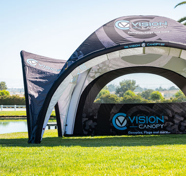 Elevate Your Branding with the Vision Air Vault: The Ultimate Custom Canopy Solution